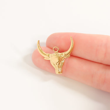 18K Gold PVD Stainless Steel Mother Of Pearl Star Charm