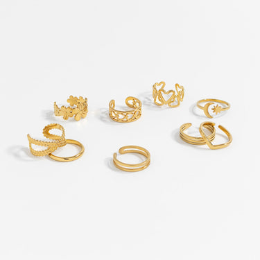 Moon And Star Toe Ring