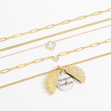 Necklace in necklace displays