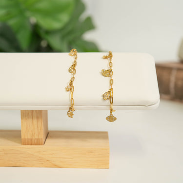 Moon & Star Charm Bracelet