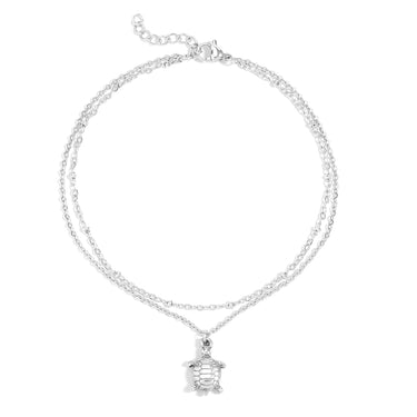 Sea Turtle Charm Anklet
