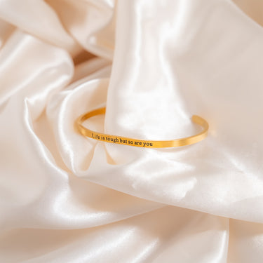 Gold / “Life is tough but so are you" / BRJ1037