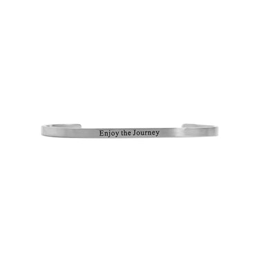 Silver / 18K Gold PVD Enjoy the Journey Bracelet / BRJ1039