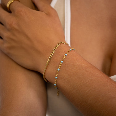 Turquoise Confetti Bracelet