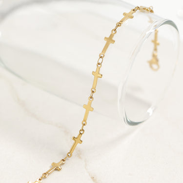 Cross Chain Bracelet