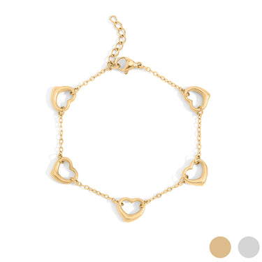 Station Heart Bracelet