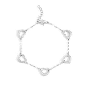 Station Heart Bracelet