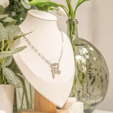 Stainless Steel Carabiner Necklace