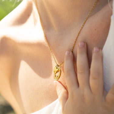 Butterfly Cutout Necklace Lifestyle
