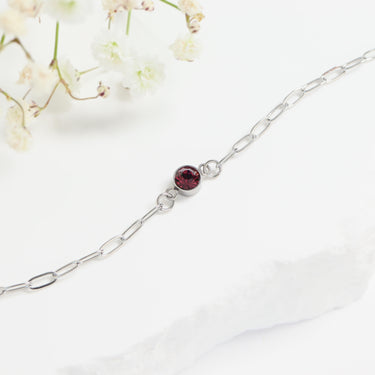 Stainless Steel Paperclip Connector Chain Necklace