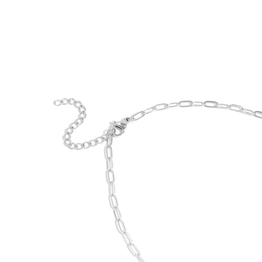 Stainless Steel Paperclip Connector Chain Necklace CLASP