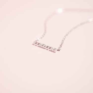 18K Gold PVD Stainless Steel Mama Necklace