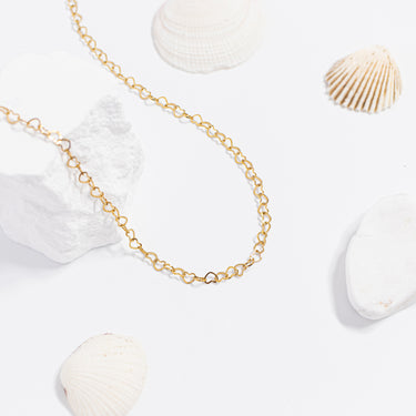 Heart Link Chain Necklace