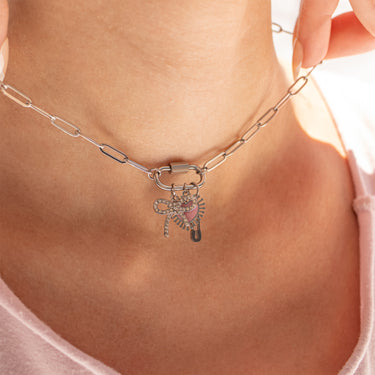 Stainless Steel Carabiner Necklace