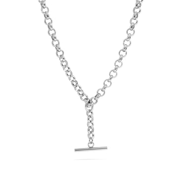 Silver Tbar Necklace
