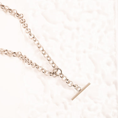 Silver Tbar Necklace