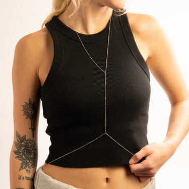 Silver Full Body Chain Satellite