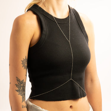 Silver Full Body Chain Satellite