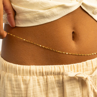 Gold Belly Lip Chain