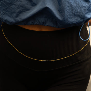 Gold Satellite Belly Chain