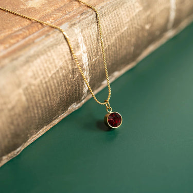 Round Birthstone Charms