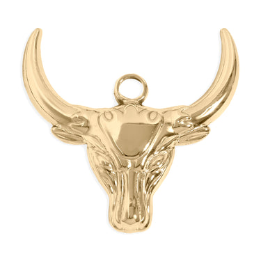 Bull pen18K Gold PVD Stainless Steel Mother Of Pearl Star Charmdant