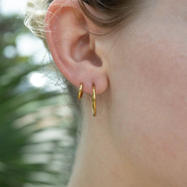 Classic Huggie Hoop Earrings