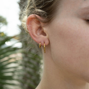 Classic Huggie Hoop Earrings