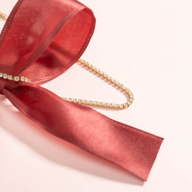 18K Gold PVD Stainless Steel CZ Tennis Chain Necklace