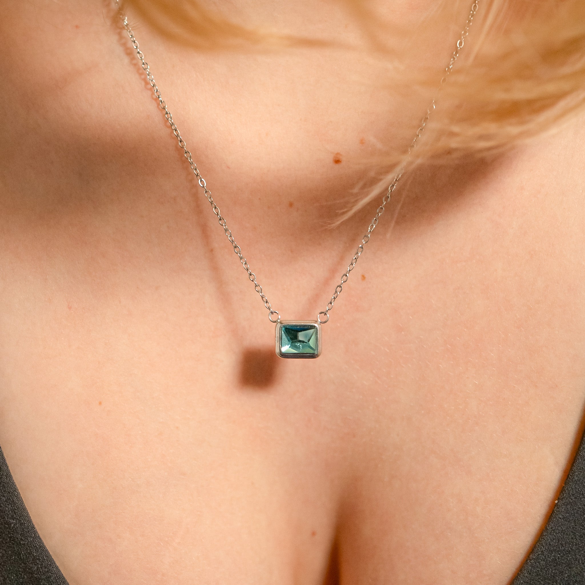 Birthstone Emerald Connector Charm