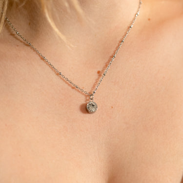 Round Birthstone Charm