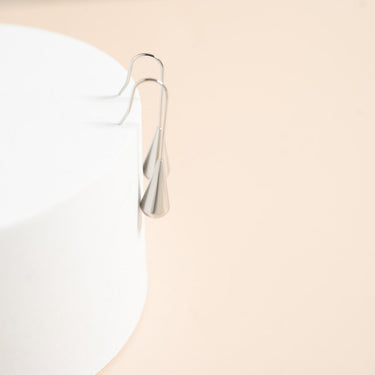 Steel Drop Earrings Lifestyle