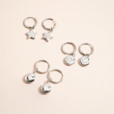 Star Huggie Earrings