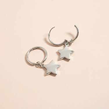 Star Huggie Earrings
