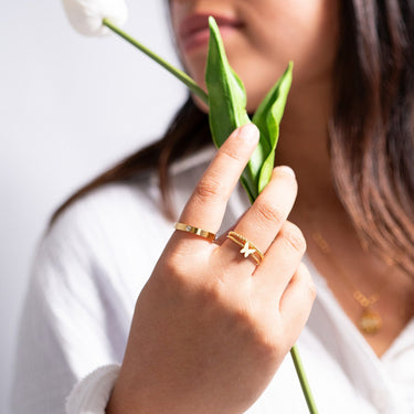 Beaded Stacking Ring Lifestyle
