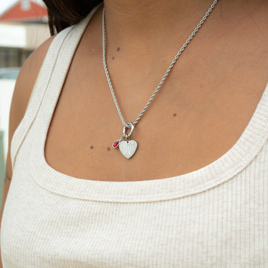 18K Gold PVD Stainless Steel Heart love Charm
