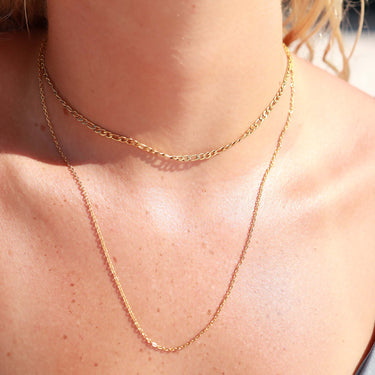 2 Row Layering Necklace Magnetic Clasp