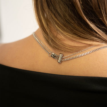 2 Row Layering Necklace Magnetic Clasp