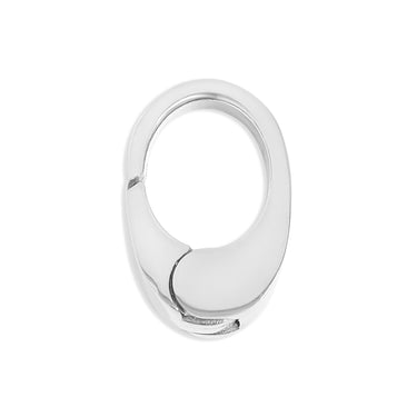 18K Gold PVD Stainless Steel Mini Oval Carabiner