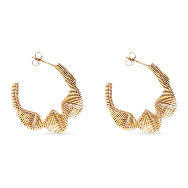 Wired Statement Hoop Earrings