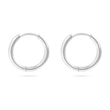 Stainless Steel Classic Hoop Huggie Earrings