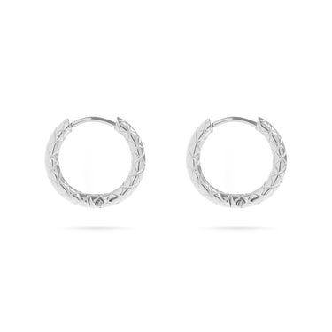 Textured Huggie Hoop Earrings5