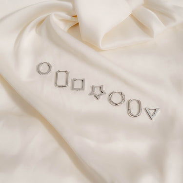 Oval Huggie Earrings Lifestyle