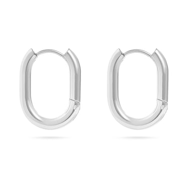 Oval Huggie Earrings