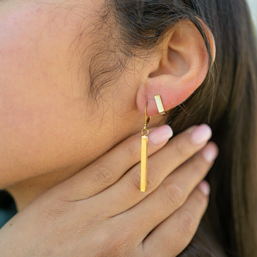 Dangle Vertical Drop Bar Earrings