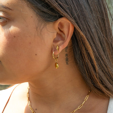 Lightning Bolt Stud Earrings