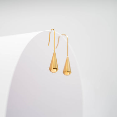 Stainless Steel Teardrop Drop Earrings