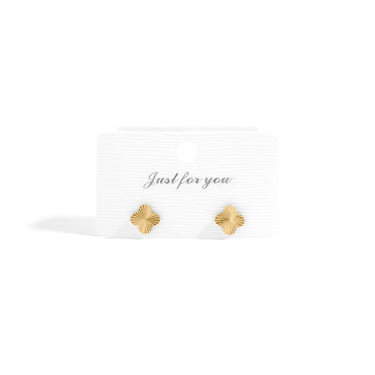Stainless Steel Clover Stud Earring
