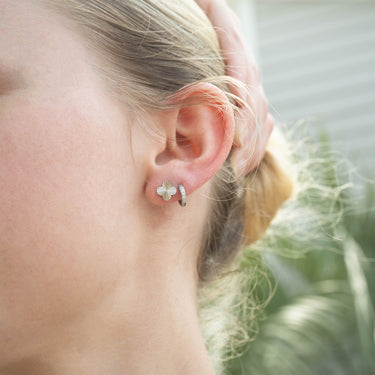 Stainless Steel Clover Stud Earring