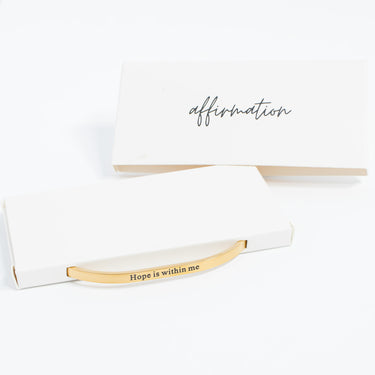 Affirmations Engraved Bracelets